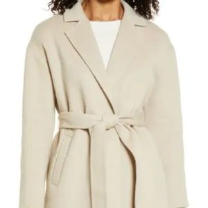 Sam Edelman Belted Wool Blend Coat
